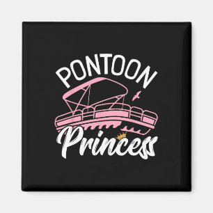 Imán Mujer Pontoon Chica de barco I Pontoon Princesa Po
