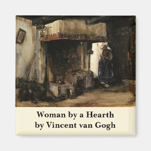 Imán Mujer por tierra de Vincent van Gogh