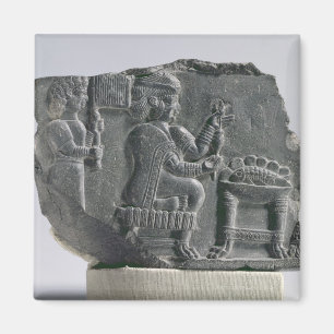 Imán Mujer que hace girar, período Neo-Elamite, c.700-