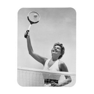 Imán Mujer que juega al tenis 2