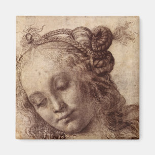 Imán Mujer que mira abajo