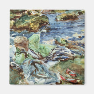 Imán Mujer turca por una corriente