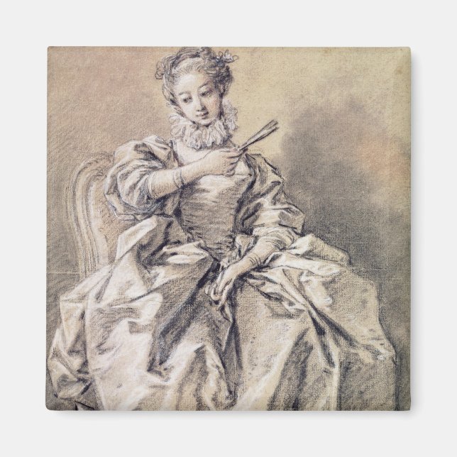 Imán Mujer vestida de español (Frente)