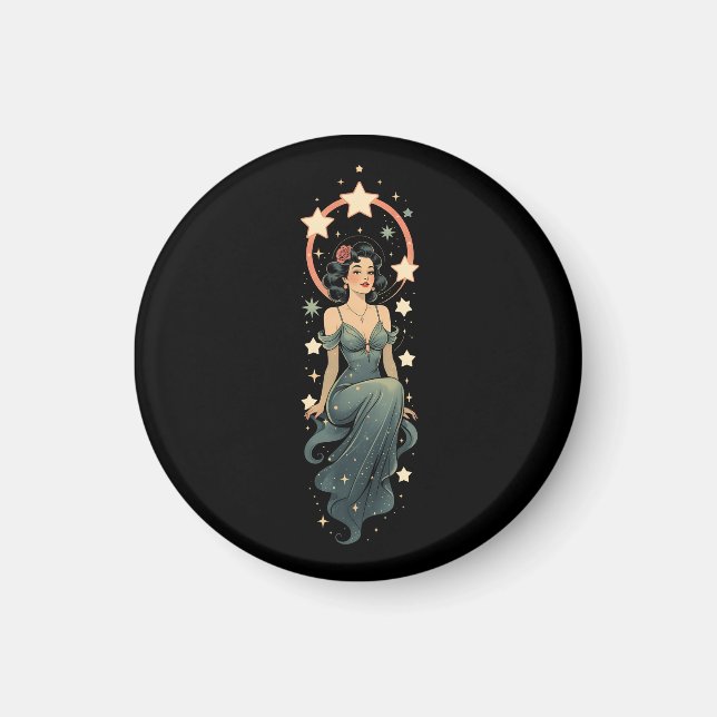 IMÁN MUJER VINTAGE (Frente)