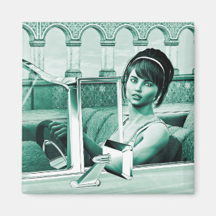 Imán Mujer Vintage