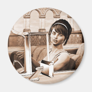 Imán Mujer Vintage