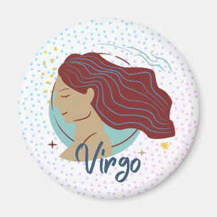 Imán Mujer virgo moderna Zodiac