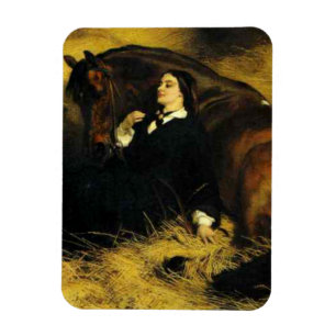 Imán Mujer y caballo