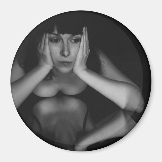 Imán Mujer y espejo (Frente)