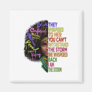 Imán Mujeres africanas soy la tormenta Mes de la Histor