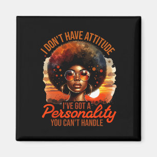 Imán Mujeres afro orgullo negro Chica afroamericana
