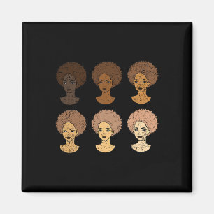 Imán Mujeres afroafricanas Mes de la historia negra hom