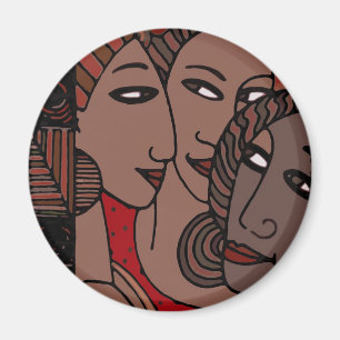 Imán Mujeres afroamericanas