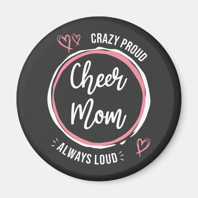 Imán Mujeres Cheer Mom (Frente)