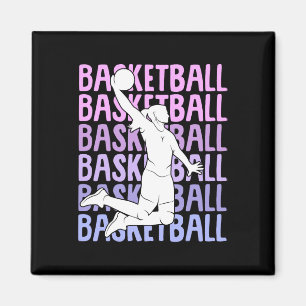 Imán Mujeres Chicas de baloncesto