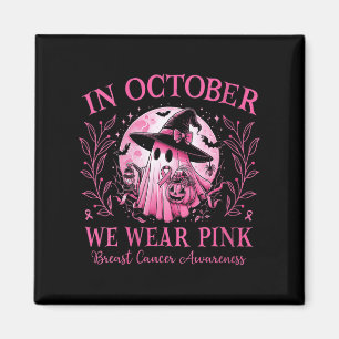 Imán Mujeres Con Cáncer De Mama Halloween En Octubre No