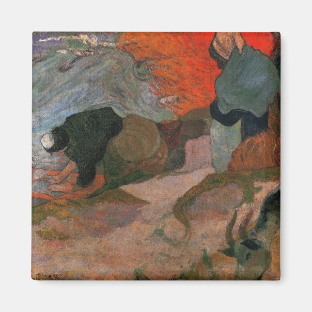 Imán Mujeres de guerra de Paul Gauguin (Frente)