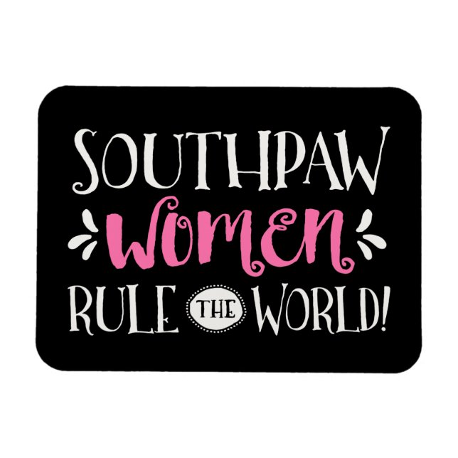Imán Mujeres de Southpaw gobiernan la carta mundial (Horizontal)