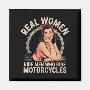 Imán Mujeres de verdad viajan en motocicleta Bab
