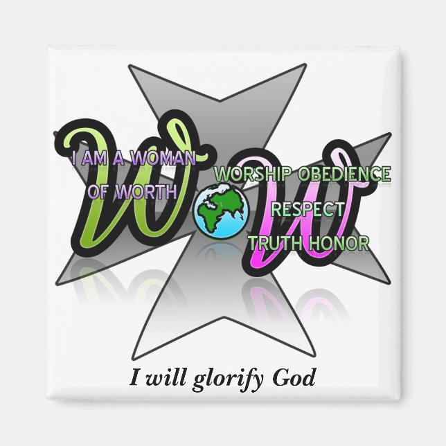 Imán Mujeres de Worth Creed Magnet (Frente)