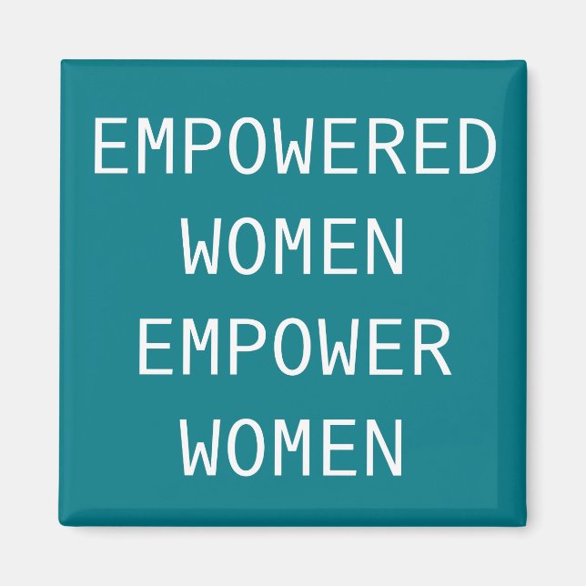 Imán Mujeres empoderadas empoderan a Guay RBG (Frente)