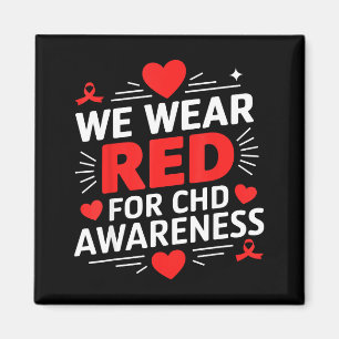 Imán Mujeres En Febrero Usamos Rojo Conciencia Chd Cora
