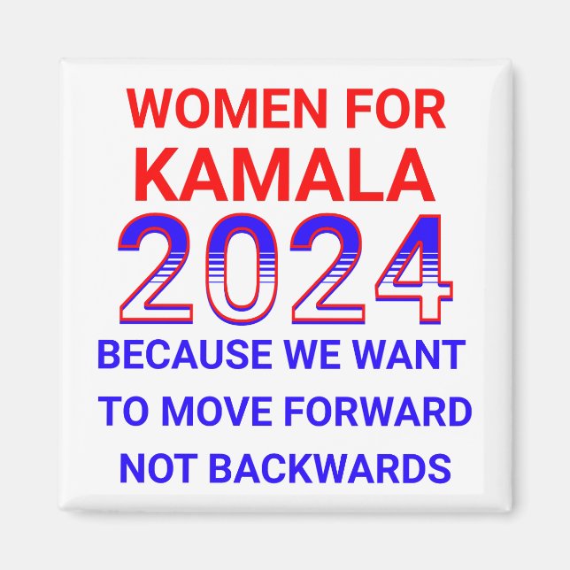 Imán Mujeres en las elecciones de Kamala Harris 2024 (Frente)