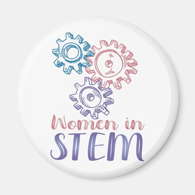Imán Mujeres en STEM (Frente)