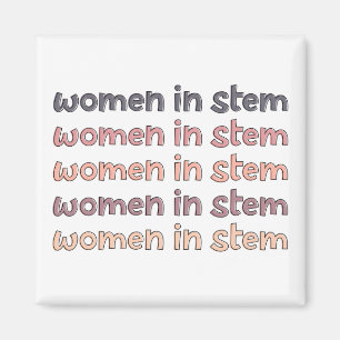 Imán Mujeres en Stem Steminist Graduals