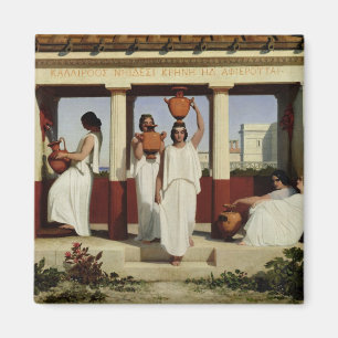 Imán Mujeres griegas en la fuente, 1841