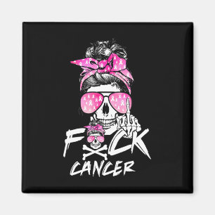 Imán Mujeres guerreras del cáncer de mama Fck Riña Rosa
