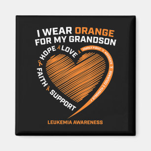 Imán Mujeres Hombres Que Uso Naranja Para Leucemia De N