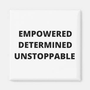 Imán Mujeres imparables determinadas