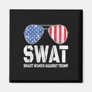 Imán Mujeres inteligentes contra Trump gracioso anti-Tr