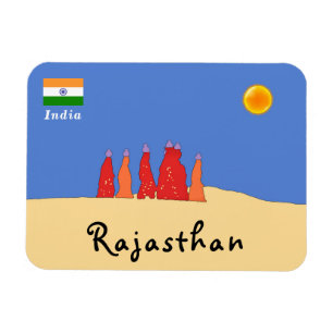 Imán Mujeres llevando agua en el desierto de Thar - Raj