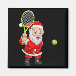 Imán Mujeres Navidad Santa Jugando Tenis Navidad Divert