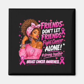 Imán Mujeres Negras Africanas Rosa Conciencia del Cánce