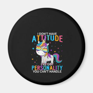 Imán Mujeres No Tengo Actitud Tengo Personalidad