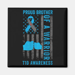 Imán Mujeres Orgullosas Hermano De Un Guerrero De T1d T