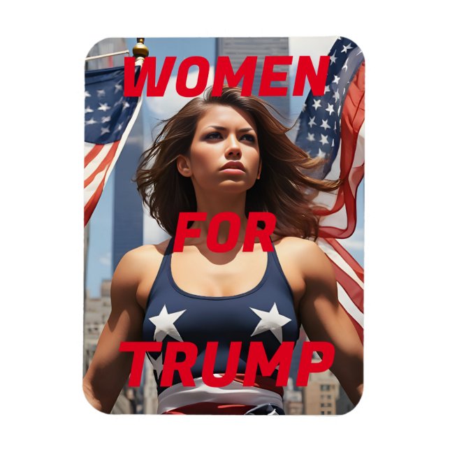 IMÁN MUJERES PARA TRUMP (Vertical)