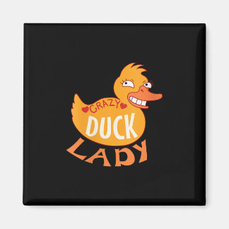 Imán Mujeres Pato Dama Regalo Duckling Y Ducky