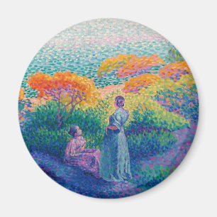 IMÁN MUJERES POR LA PINTURA DE LA COSTA