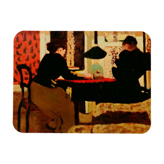 Imán Mujeres por Lamplight, 1892 (Horizontal)