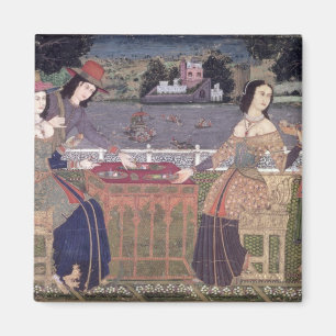 Imán Mujeres portuguesas comiendo, Goa