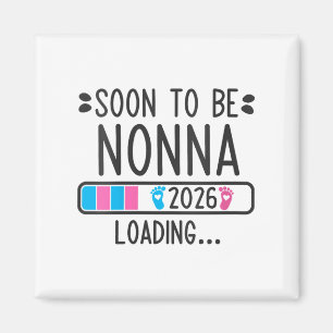 Imán Mujeres Pronto Serán Nonna 2026 Cargando Anuncio d