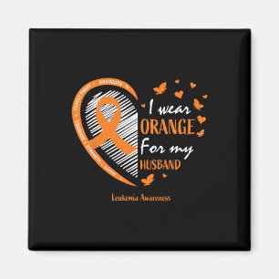 Imán Mujeres Que Uso Naranja Para Mi Marido Leukemia Aw