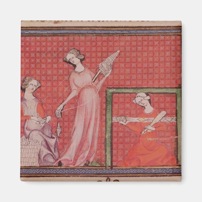 Imán Mujeres Spinning Wool (Frente)