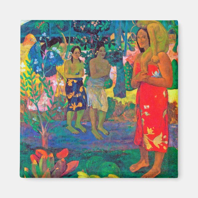 Imán Mujeres tahitianas, Gauguin (Frente)