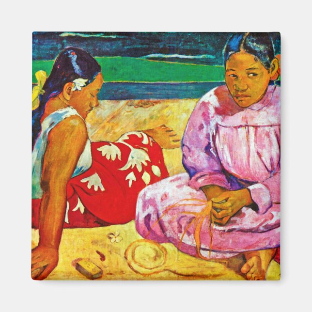 Imán Mujeres tahitianas, Gauguin (Frente)