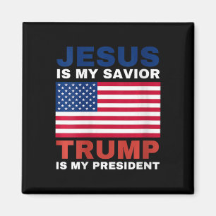 Imán Mujeres Trump Regalos 2020 Jesús es mi salvador Tr